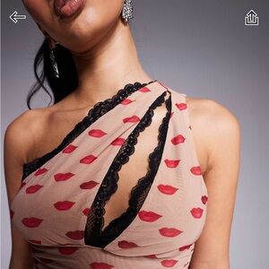 NWT AFRM Delany one shoulder crop top and NWT AFRM Jace ruffle maxi skirt set